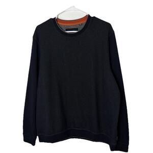 Ted Baker London Navy Crewneck Sweatshirt - Men’s Size 7 (3XL)